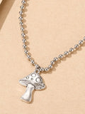 Vintage Mushroom Necklace- Outfit
