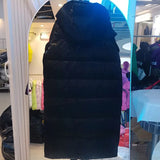 American Fashion Winter 90% White Duck Down Jacket Women Glossy Colorful Veste Femme Streetwear Thick Warm long