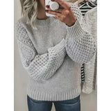 Round Collar Half-Sleeve Tight Cover Sweater Five-Point Sleeve Top Female Knitting Bottom Flying Sleeve Half-High