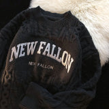 Sweater Men 2023 New Arrival Casual Pullover Autumn Winter Long Sleeve O-Neck Patchwork Knitted Streetwear Women