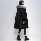 degrees High Quality Winter Women's Down Jacket 2023 Thicken Woman Jackets Female Coat Real Fox Fur Collar Coats