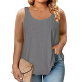 2025 New Round-Neck Loose Sleeveless Women's