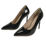 New Fashion Pointed High-Heeled Women's Banquet White Women's Large Size Shoes Single