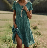 Hot Selling Literary And Art National Wind Round Collar Long
