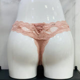 Rear Ribbon Ribbon Lace Side Trousers Low-Rise Cotton Crotch Large Size Elastic Lace