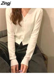 and Winter College Style Letter Embroidery V-neck Cardigan Sweater Women Korean Version Loose All-match Knitted