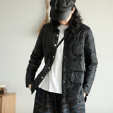Autumn Winter Women Turn Down Collar Down Coat Ultra Light 90% White Duck Down Jacket Single Breasted Windproof