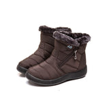 Women Snow Boots Winter Waterproof Keep Warm Shoes for Women's Female Plush Ankle Boots Ladies Size 43 Platform Short