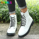 women 2021 autumn thin single British style ladies white fried street net red thin boots winter shoes