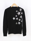 Pattern Sweater Women Luxury Brand 2022 New Autumn Winter Long Sleeve O-neck High Quality Wool Casual Pullover Tops