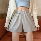 Shorts Safety Pants Women's Anti-empty Leggings Thin Home Shorts Without Curling Ice Silk Breathable Women