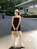 Xixi 2025 Spring And Summer New Slim Temperament Designed Solid Color Slender Suspension Slings Small Vests Women's