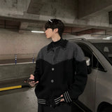 Stitched Knitted Jersey Jacket Oversize Winter 2025 New Trend Design For Couples