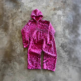 And Winter New Jacket Set Loose Street Fashion Leopard Print Retro Style Men And Women