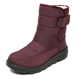 Women's Boots 2022 Platform Winter Boots Size 43 Snow Boots Women High Tube Waterproof Warm Plush Cotton Shoes Botas De