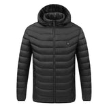 Suit Big Men's and Women's Cotton-Padded Jacket Usb Electric Heating Jacket Winter Warm Cotton Jacket
