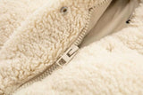 Fur Fleece Puffer Cropped Coat- Outfit