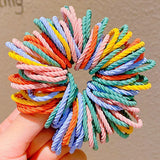 New Girls Candy Colors Nylon Basic Elastic Hair Bands Kids Rubber Bands Headband Scrunchie Fashion Hair