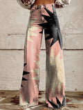 Zingj Style Ebay Plus Size Female Casual Pants Thin Wide Leg Pants-Outfit