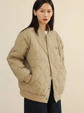 Baseball Uniform Jacket Women Winter 2023 New Korean Loose Fashion All-match Oversize Street Cotton