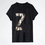 Letter Print T-shirt Women Summer Fashion Short Sleeve Clothing Female Street Design Casual O-neck Creativity Tees