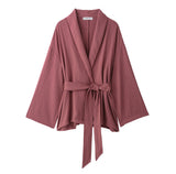 For Women's INS Burst With Belt And Suit Jacket + Pajama Style