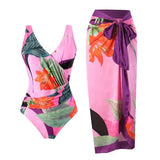 Skull Letters Graphic Print Halter Wrap Bikini Set Women Sexy Padded Two-Piece Bathing Suits Beach