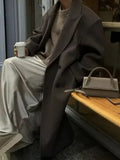 And Winter 2025 Temperament Korean Version Of Hair, The Long Coat Coat To Keep Warm
