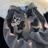 Up Hoodie Kawaii Kpop Clothes for Girls 2023 Print Women's Sweatshirt Y2K Oversized Punk Coat Fashion Harajuku Couple