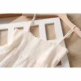 Women Sexy Sling Dress Summer Spaghetti Strap Sleeveles Chic Sweet Mini Dresses Vacation Beach Party