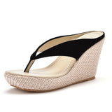 Cm Bohemian Beach Sandals Thick Soles Heel Clipper Waterproof Table Word Toe