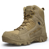 Seasons Military Boots Special Forces Climbing Boots Outdoor Waterproof High-Top Desert Boots Tactical Boots Large Size Military Shoes Men's