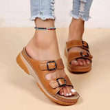 Summer New Large-Size Sandals Independent Diamond Fashion Slope And Leisure Cool