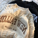 Sweater Men 2023 New Arrival Casual Pullover Autumn Winter Long Sleeve O-Neck Patchwork Knitted Streetwear Women