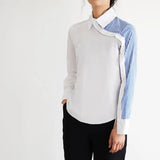 Casual New Fashion Long Sleeve Cotton Slim Women Tops Women Shirts Women Clothing Turn-down Collar Women Blouses 6050