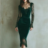 Women's Shirt Dress Digital Print Collar Long Sleeve Retro Dress