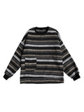 Men's Pocket Striped Knit Sweater- Outfit