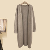 Winter Warm Knitwear Sets For Womens Elegant Turtleneck Sweater+long Knitted Jackets+wide Leg Knitting Pants Sets 2023