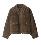Women's Clothing Explosion Fashion Pocket-Dressed Bomber Jacket