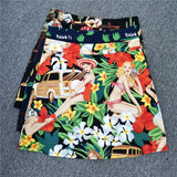 Harajuku Pencil Skirts Womens High Waist Mini Lining Bohemian Style Korean Streetwear Retro 50s 60s Vintage Sexy