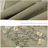 Embroidery Daisy Patchwork Oversized JacketOutfit