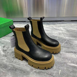 Boots Suede Leather Women Flat Platform Short Boots Ladies Shoes Fashion Autumn Winter Boots Platform