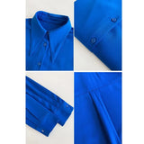 Autumn Office Lady Solid Button Up Bottoming Shirt Female Long Sleeve Simple All-match Blouse Top Women Cardign