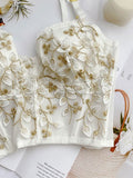 bustier corset with lace