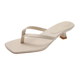 Clip Flip-Flop Women 2025 Summer New Fairy Wind Head High And Cold Slippers