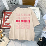 Summer Women Tshirts Casual USA Area Printed Tops Tee Female T Shirt Short Sleeve T Shirt Plus Size Streetwear T