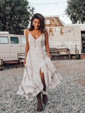 Queens Women Snake Print Sleeveless Beach Backless Bohemian Maxi Dress Sexy Deep V-neck Boho Dress