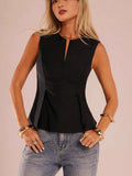 Temperament Blouse Casual Sleeveless