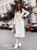 Wool Windbreaker Spring Long Jacket Womens Clothes Ladies Gothic Winter Trench Coats 2022 Female