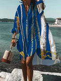 Popular Wear Loose Digital Printing Long